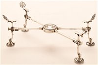Lot 575 - A George III dish stand by William Plummer