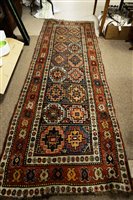 Lot 597 - An early 20th century Caucasian runner.