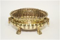 Lot 569A - An Edwardian silver gilt rose bowl.