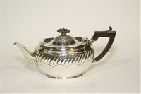 Lot 575A - A late Victorian bachelors teapot.