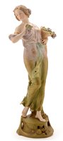 Lot 106 - Ernst Wahliss (Royal Vienna) porcelain figure.