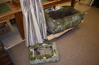 Lot 801 - 2 sandstone Troughs