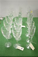 Lot 240 - Waterford wine and champagne glasses