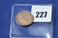 Lot 227 - A Victorian gold sovereign