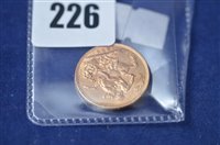 Lot 226 - Gold sovereign