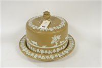 Lot 609 - Smear Glazed stoneware Cheese Dish and Cover