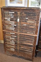 Lot 869 - Printer's Cabinet
