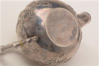 Lot 443 - A Chinese silver tea set