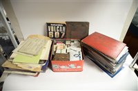 Lot 381 - First day cigarette cards and covers, receipts and deeds.