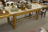 Lot 471 - Oak Farmhouse Table