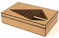 Lot 1038 - Christine Meyer Eaglestone Marquetry box (Broughton Gallery)