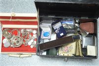 Lot 349 - Silver and costume jewellery