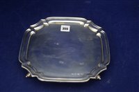 Lot 355 - An Elizabeth II silver salver
