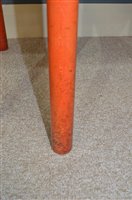 Lot 1124 - Vico Magistretti for Habitat: six beech and rush seated armchairs.