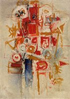 Lot 1266 - Peter Wall - oil painting