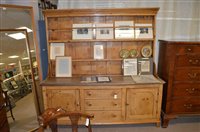 Lot 682 - A pine dresser.