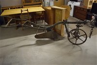 Lot 386 - 19th Century plough