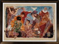 Lot 1198 - F* W* - limited edition colour lithograph.