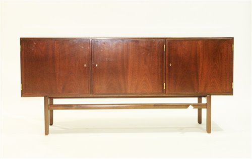 Lot 1149 - Ole Wanscher for Poul Jeppesen, Danish, 1950s, sideboard.