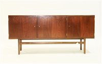 Lot 1149 - Ole Wanscher for Poul Jeppesen, Danish, 1950s, sideboard.