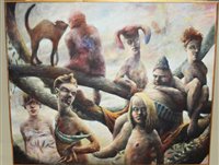 Lot 1252 - Dale Atkinson - oil painting.