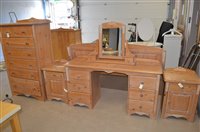 Lot 591 - M & S six-piece bedroom suite.