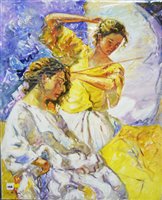 Lot 1158 - F* Santillan - oil.