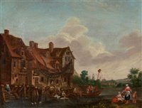 Lot 361 - Jean Baptiste Pillement - oil.