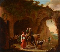 Lot 229 - Attributed to Nicolaes Pieterszoon Berchem - oil.