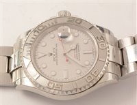 Lot 468 - Rolex Yacht-Master gent's watch with box and papers.