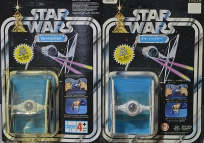 Lot 1227 - Star Wars die cast Tie Fighters