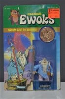 Lot 1243 - Star Wars Ewoks Logray by Kenner