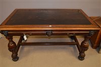 Lot 725 - Oak Desk