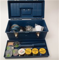 Lot 2 - A Fisherman's tackle box