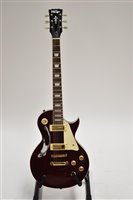 Lot 175 - A Vintage Les Paul Deluxe style guitar