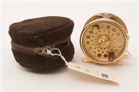Lot 134 - Hardy's of Alnwick "The Sovereign" trout fly fishing reel