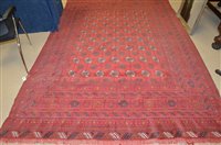 Lot 668 - A Turkoman carpet.