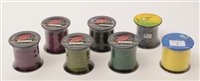 Lot 1 - Seven spools of braid fishing line