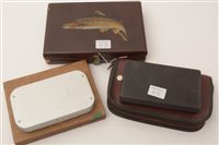 Lot 83 - Fly box and contents and other items
