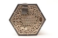 Lot 128 - A Lachenal New Model English system concertina in a Wheatstone case