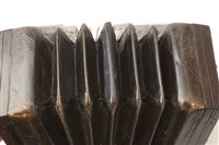 Lot 128 - A Lachenal New Model English system concertina in a Wheatstone case