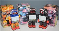 Lot 1020 - Two Saturn TV Robots and a Jupiter Robot