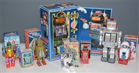 Lot 1054 - Boxed robots