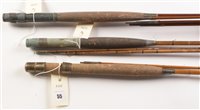 Lot 55 - Three fishing rods