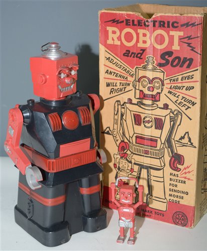 Lot 1058 - Marx Electric Robot and Son