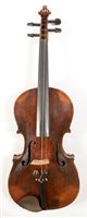 Lot 66 - Viola cased with bow