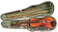 Lot 61 - A violin by J. Thibouville-Lamy