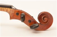 Lot 61 - A violin by J. Thibouville-Lamy