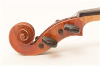 Lot 61 - A violin by J. Thibouville-Lamy