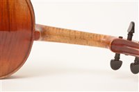 Lot 61 - A violin by J. Thibouville-Lamy